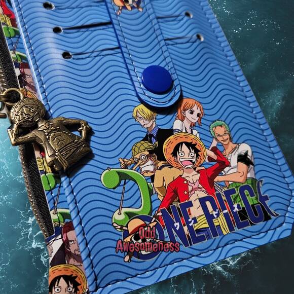 Anime Cartoon Purse Pal Minimalist Wallet Vinyl Custom Faux Leather Handmade USA - Picture 3 of 4